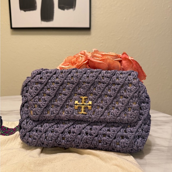 Tory burch Kira Straw Crochet Small Convertible Shoulder Bag - Picture 5 of 15